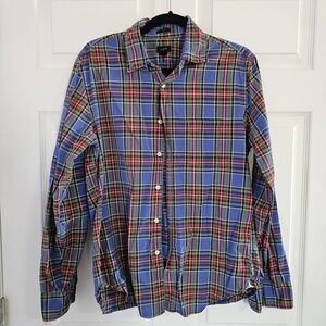 J. Crew Multicolor Plaid Button Down Shirt